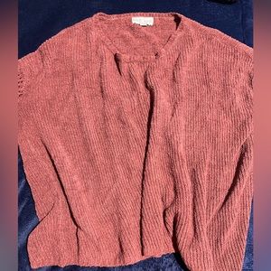 BURGUNDY COZY FUZZY LONG SLEEVE